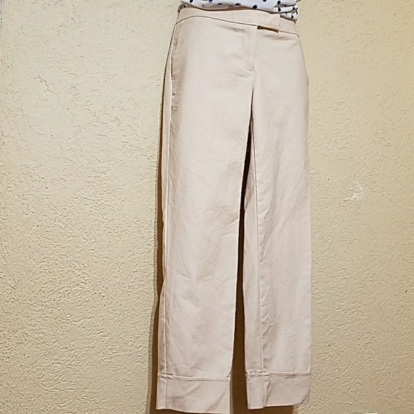 Cynthia Rowley flat front cropped ankle pant - Picture 2 of 7